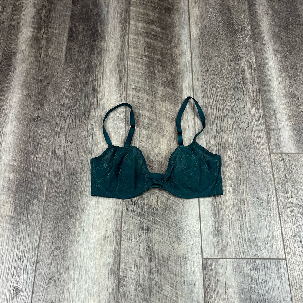32DD VS Green Mesh Demi Bra